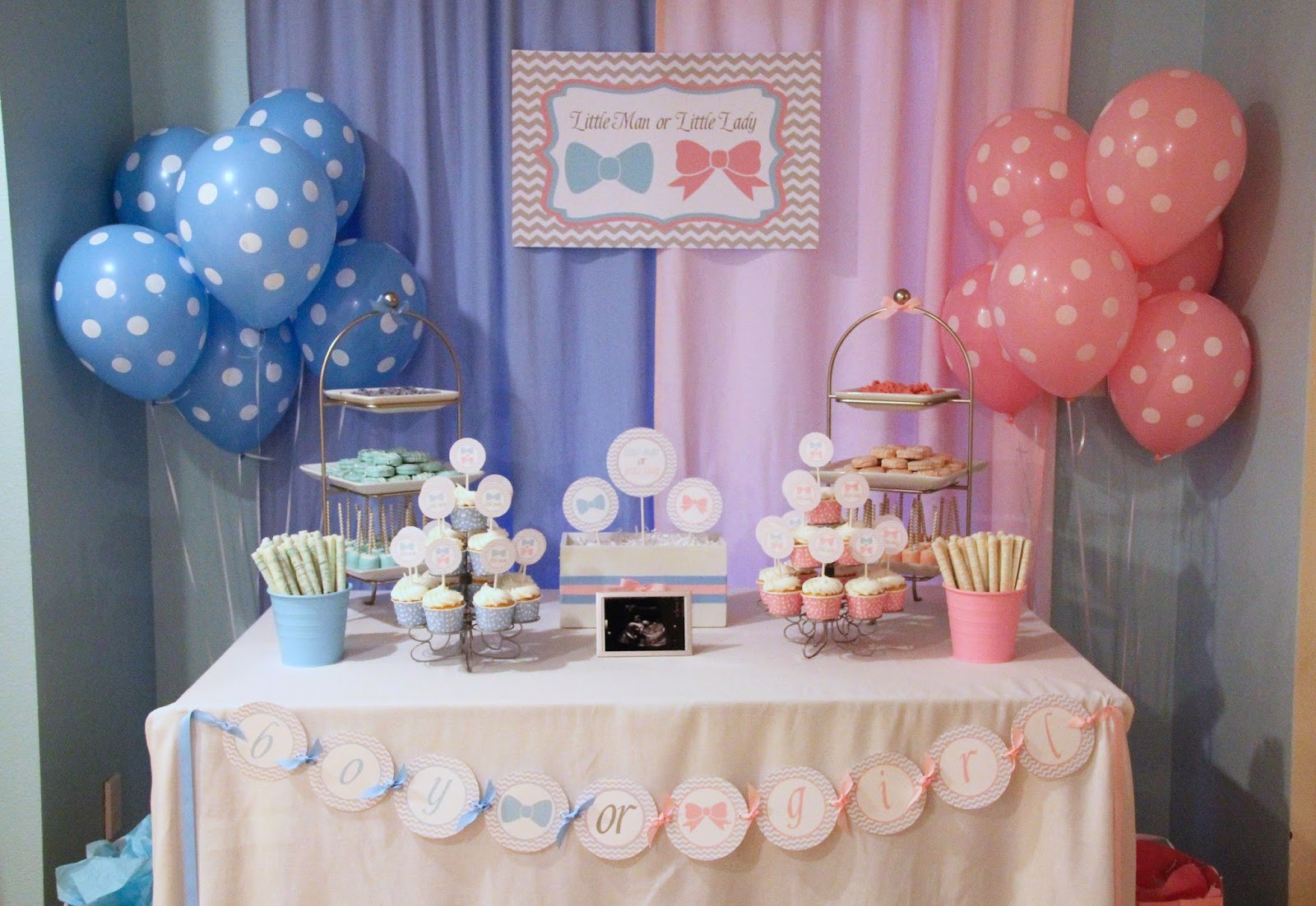Gender Party Ideas
 5M Creations Gender Reveal Party Little Man or Little Lady