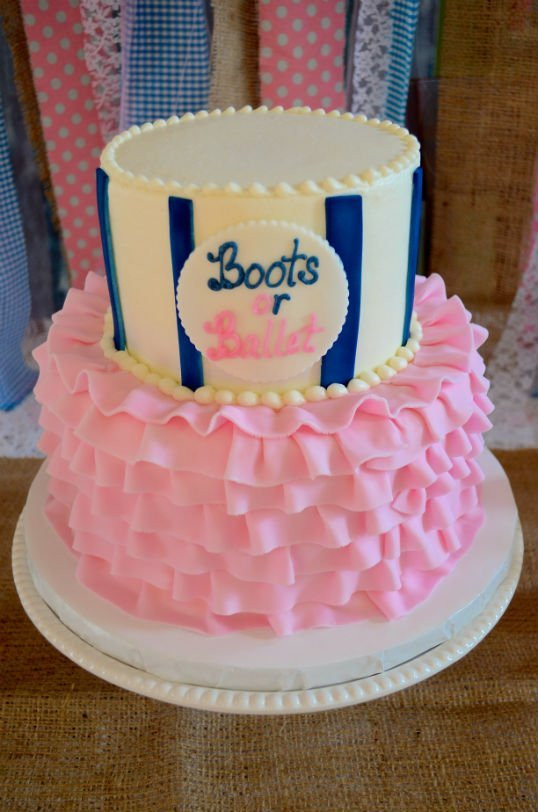Gender Reveal Party Cake Ideas
 Boy or Girl Find Out with e of 21 Gender Reveal Cake Ideas
