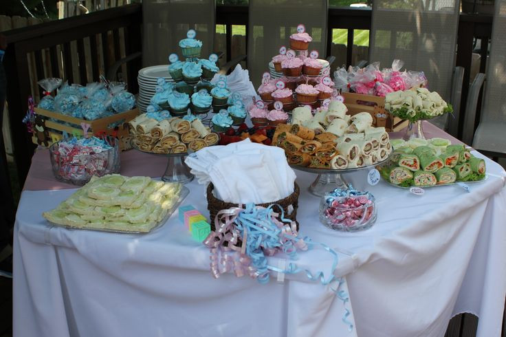 Gender Reveal Party Food Ideas Pinterest
 Gender Reveal Party food table