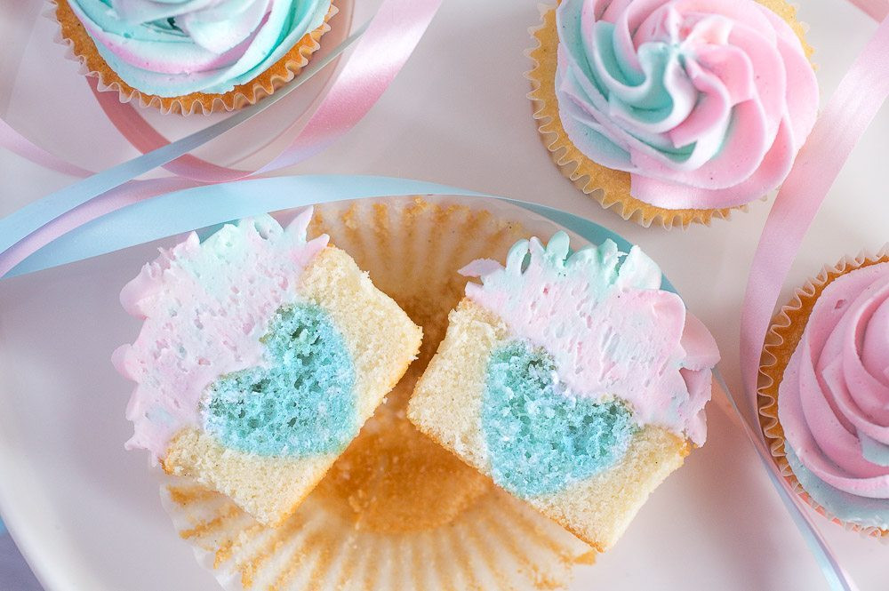 Gender Surprise Party Ideas
 Surprise Inside Cupcakes & Other Gender Reveal Party Ideas