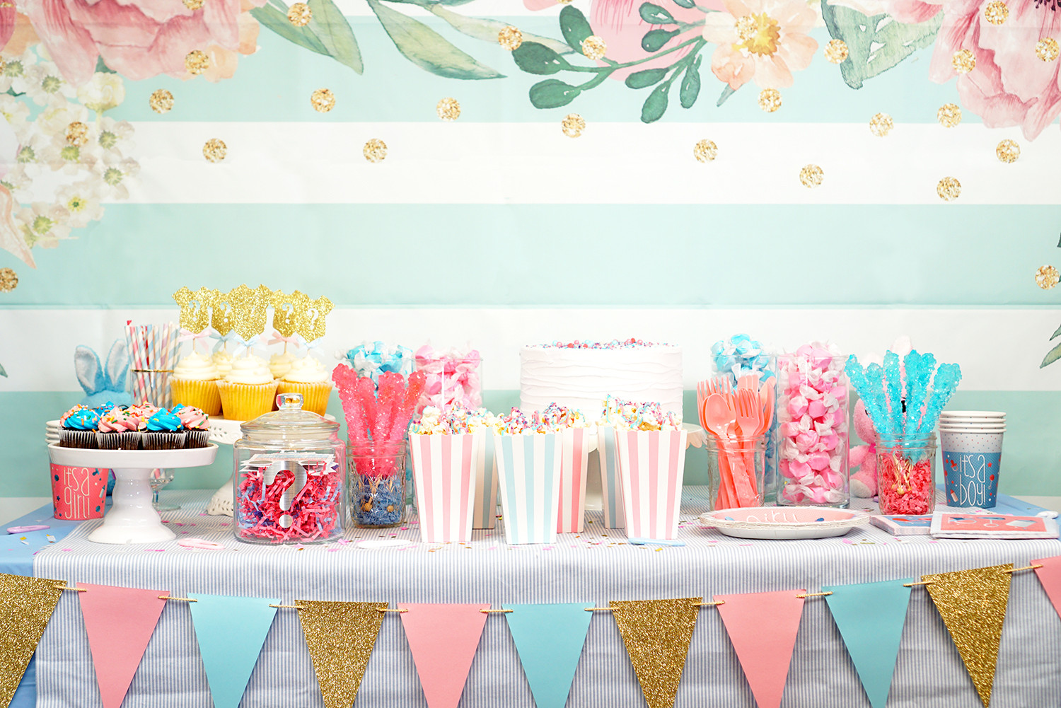 Gender Surprise Party Ideas
 Gender Reveal Party Ideas Happiness is Homemade