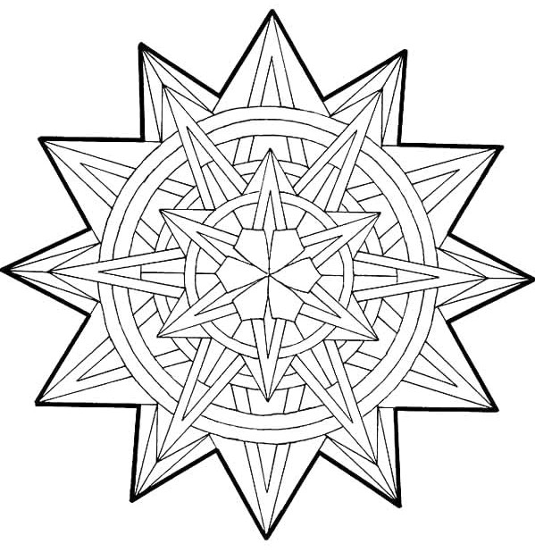 Geometric Adult Coloring Pages
 Geometric Coloring Pages