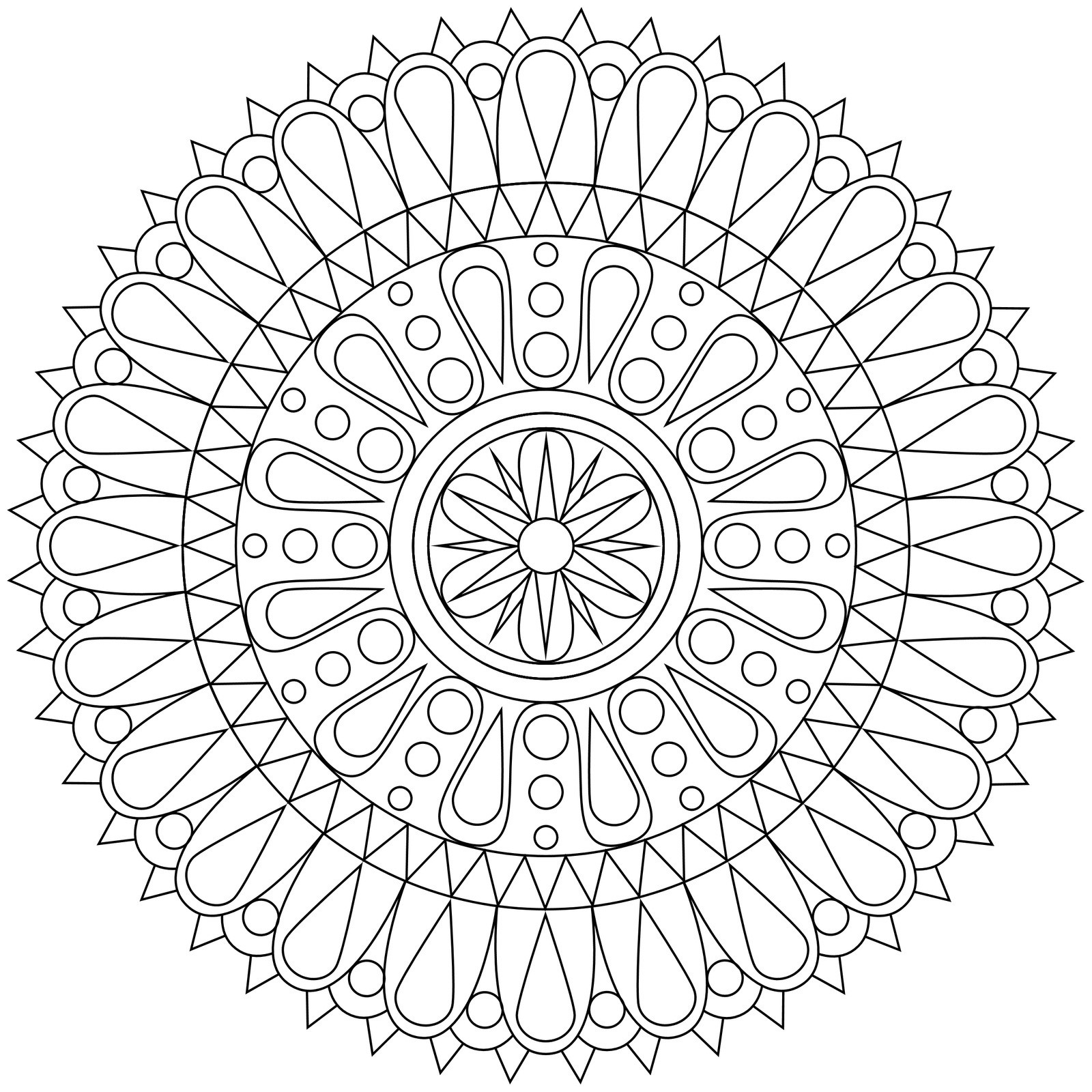 Geometric Coloring Pages For Kids
 Free Printable Geometric Coloring Pages For Kids