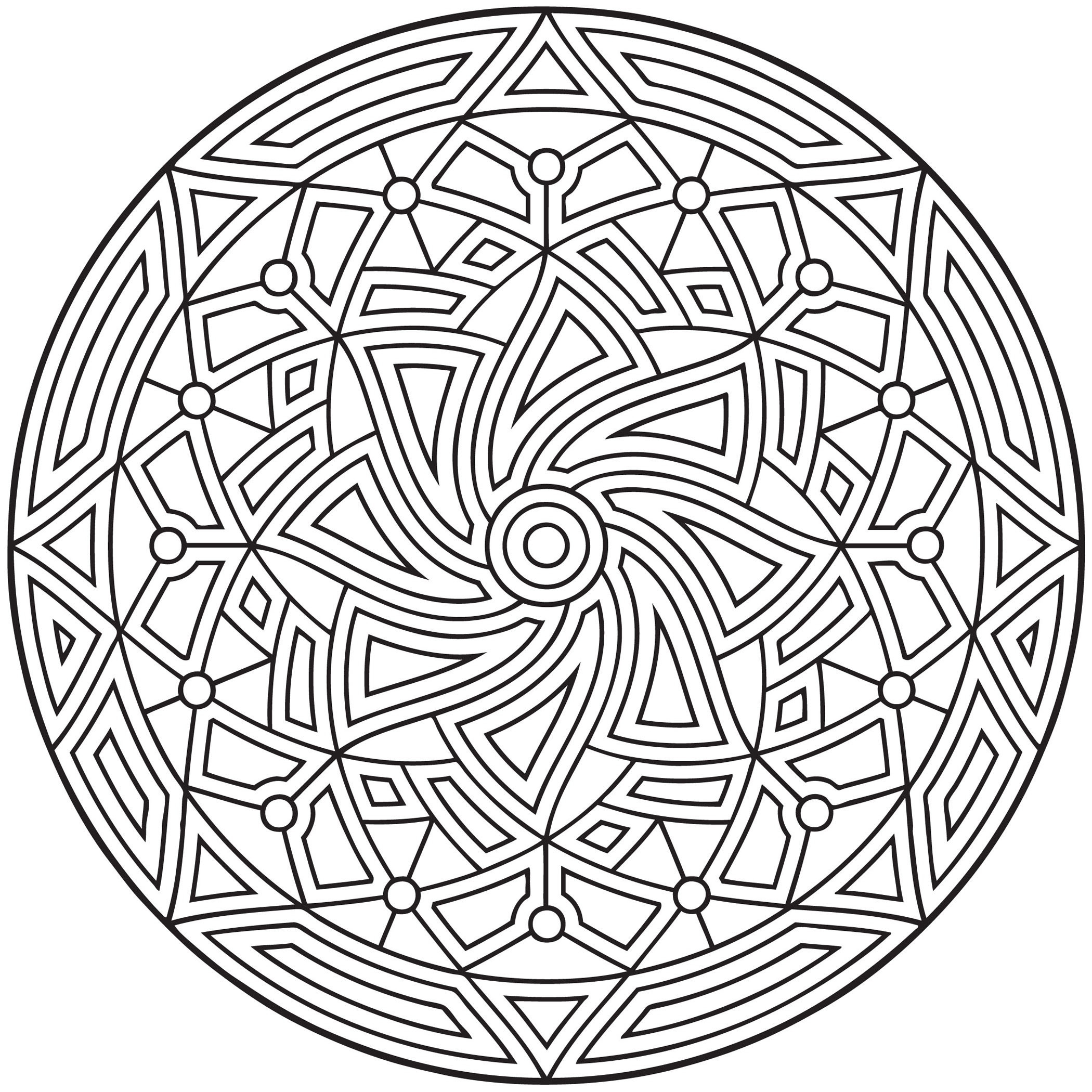 Geometric Coloring Pages For Kids
 Free Printable Geometric Coloring Pages For Kids