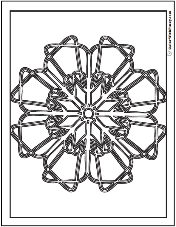 Geometric Coloring Pages For Kids
 70 Geometric Coloring Pages To Print And Customize