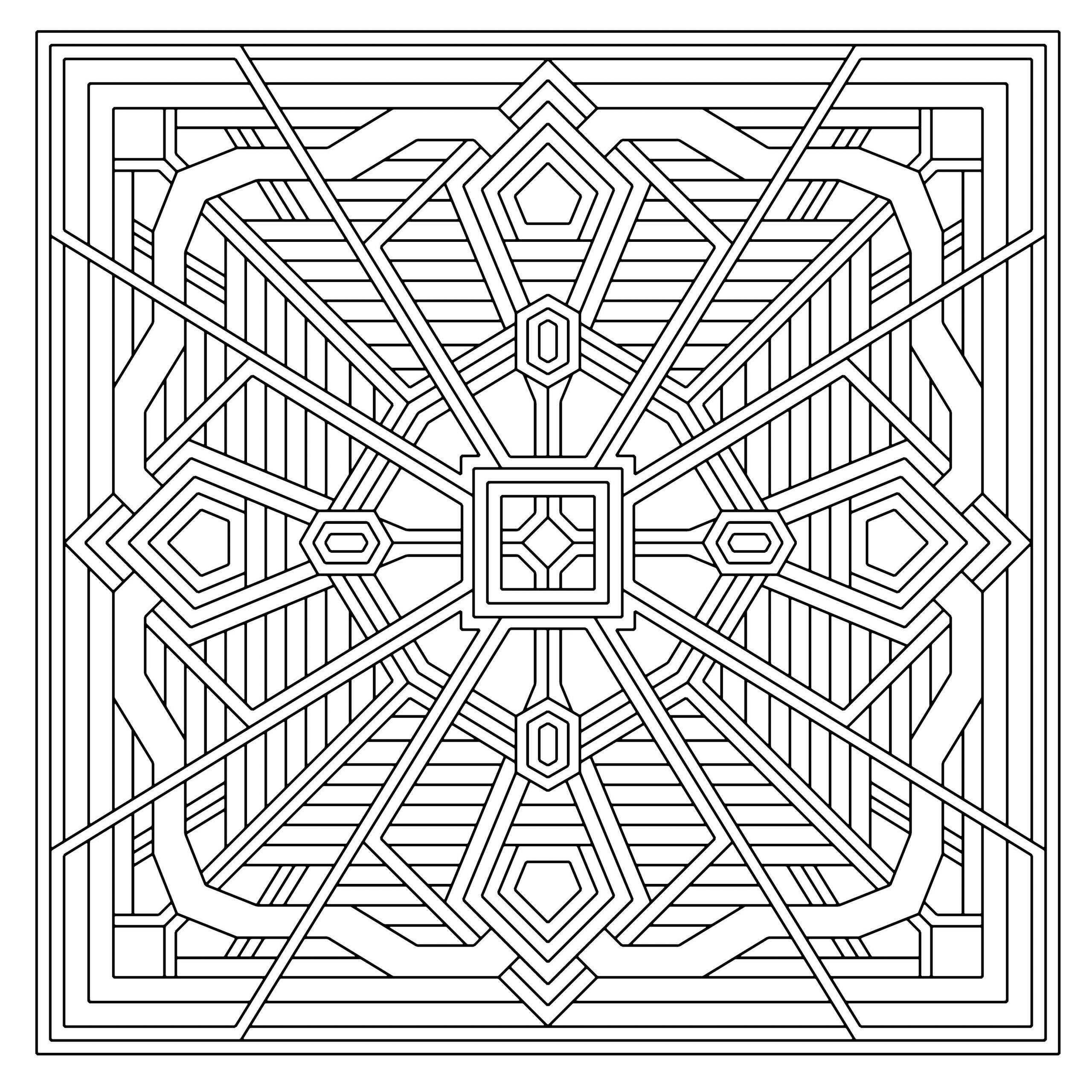 Geometric Coloring Pages For Kids
 geometrics coloring pages geometric coloring pages