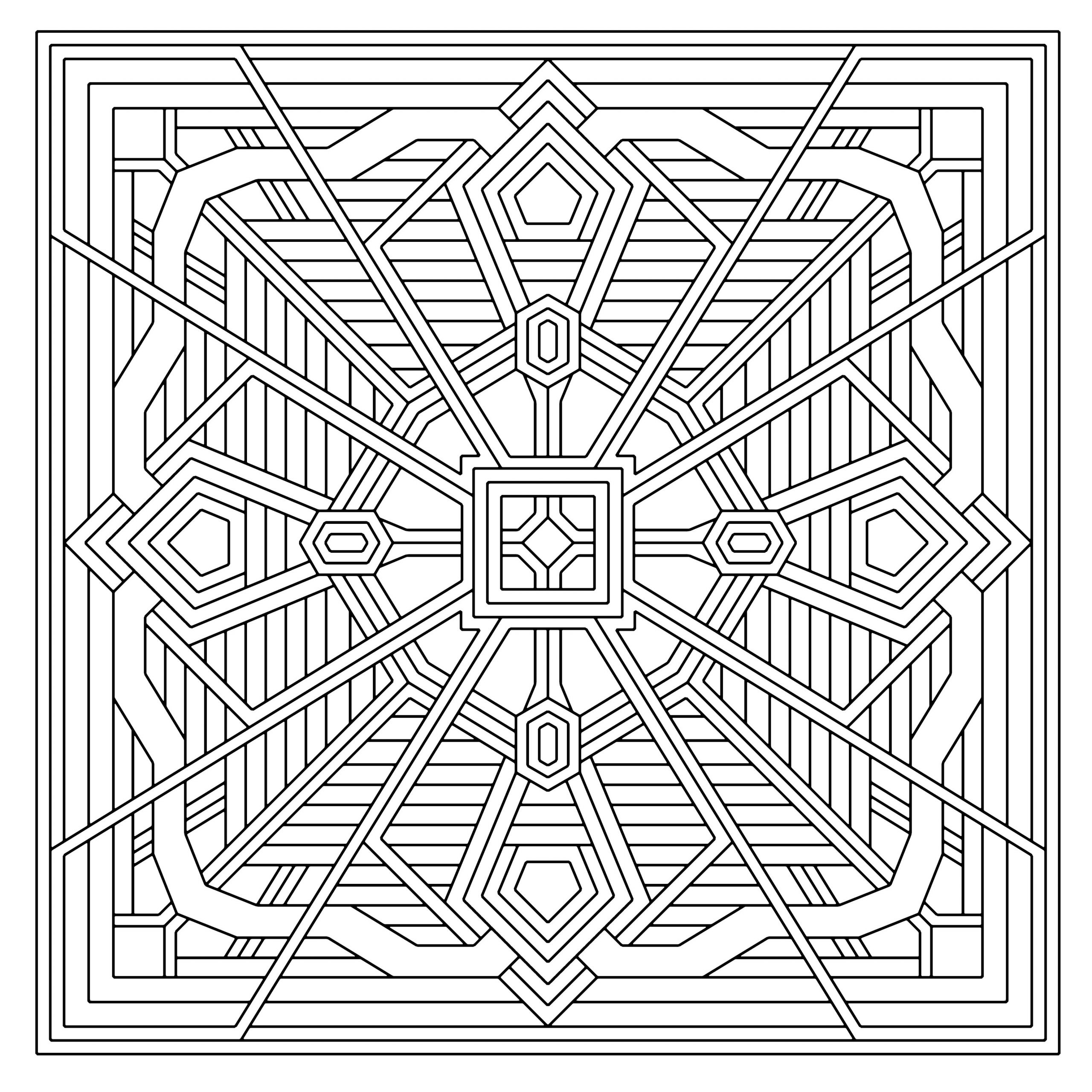 Geometric Coloring Pages For Kids
 geometrics coloring pages geometric coloring pages