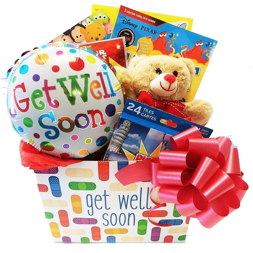 Get Well Gift Baskets For Kids
 Kids Get Well Gift Box of Things to Do will keep kids