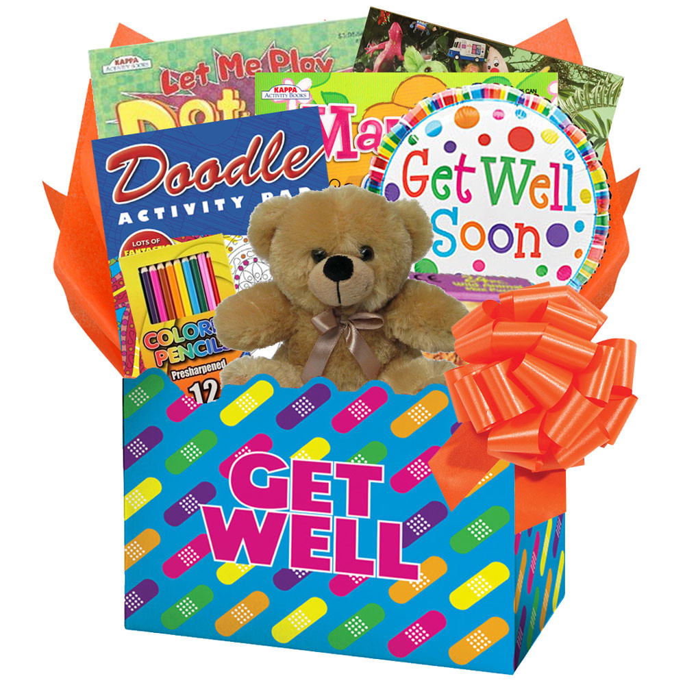 Get Well Gift Baskets For Kids
 Kids Get Well Gift Box of Things to Do will keep kids