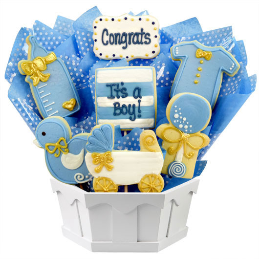 Get Well Gifts For Kids Same Day Delivery
 It s a Boy Cookies Baby Shower Gift