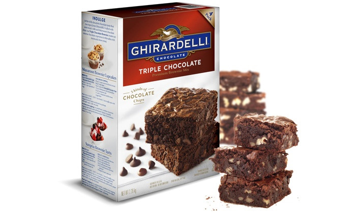 Ghirardelli Chocolate Cake
 Ghirardelli Brownie Mix 2 26kg