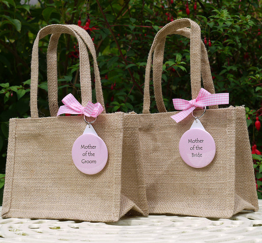 Gift Bags Wedding
 personalised wedding t bag & keyring by andrea fays