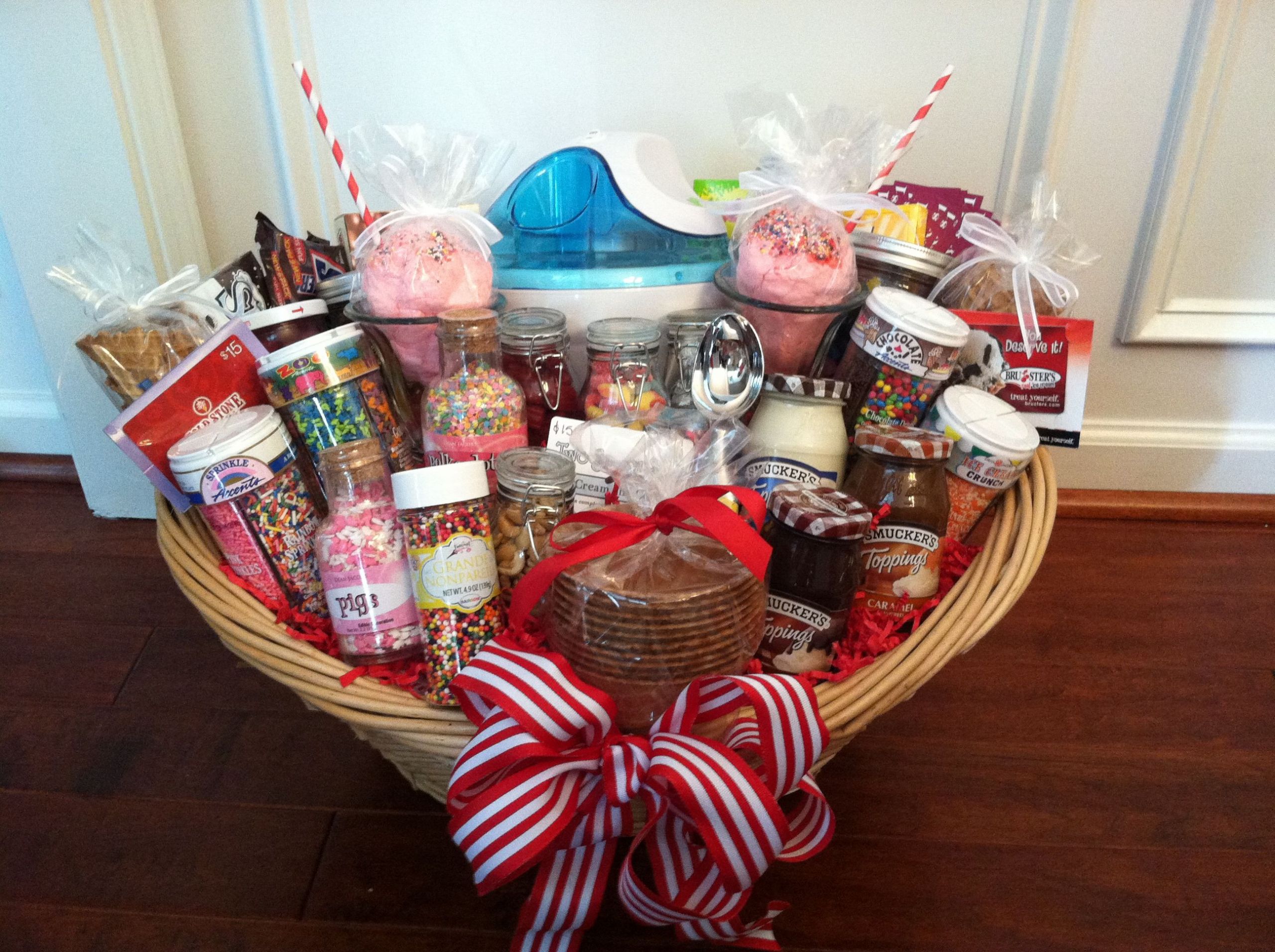 Gift Basket Auction Ideas
 Ice Cream Auction Basket Love this selection of items