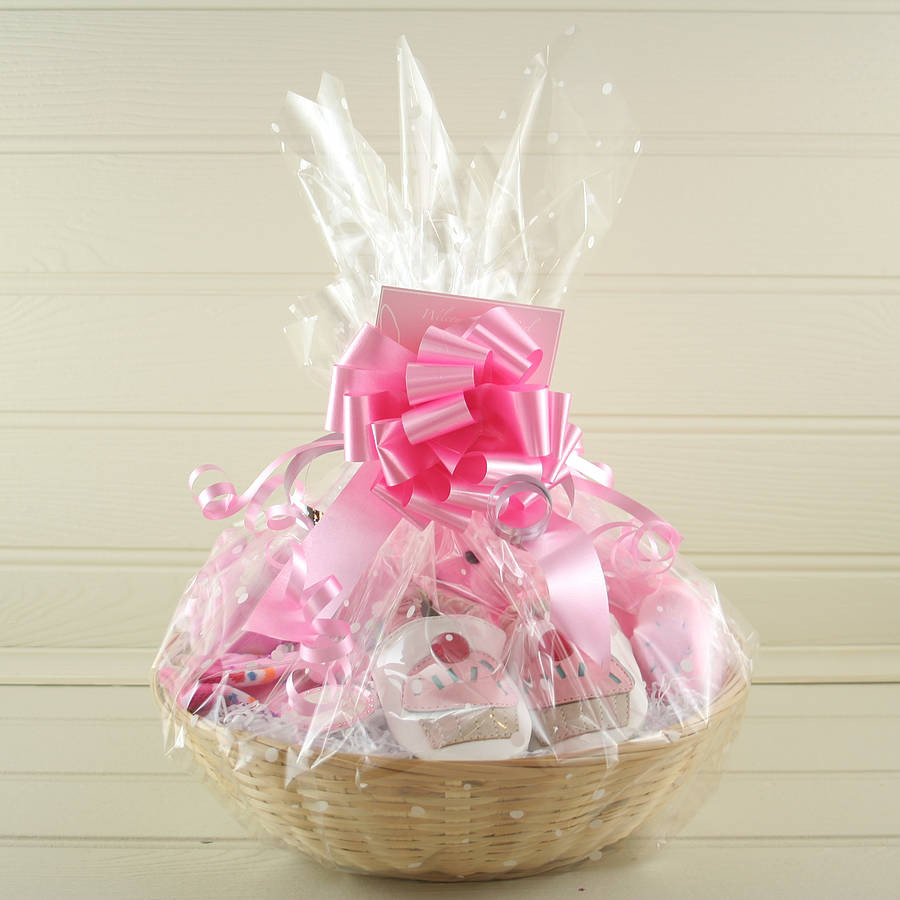 Gift Basket For Baby
 deluxe girl new baby t basket by snuggle feet