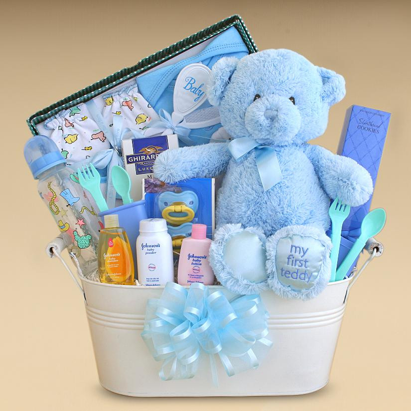 Gift Basket For Baby
 Gift Baskets Created Baby Boy Gift Basket
