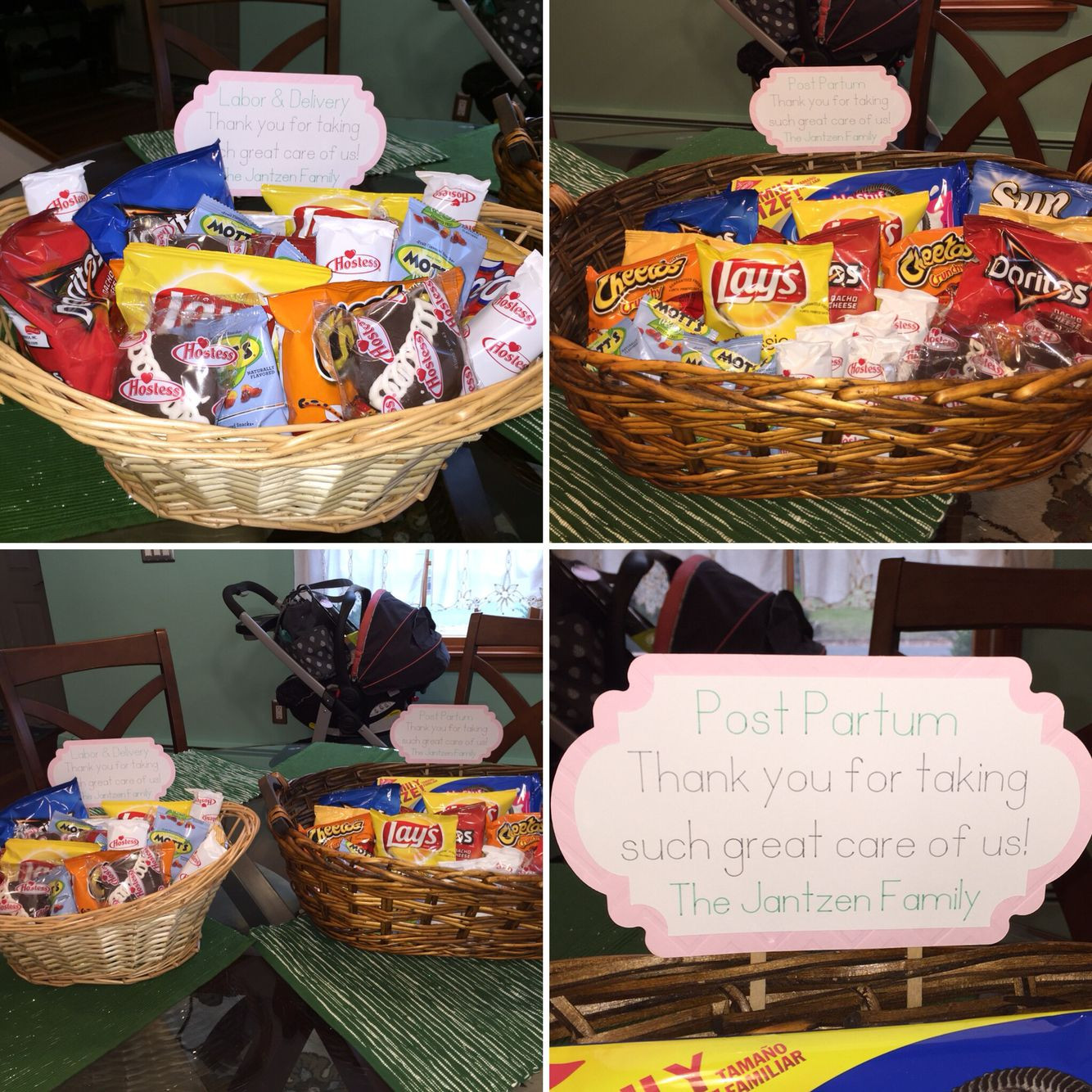 Gift Basket For Child In Hospital
 Thank you basket for nurses and staff labor and delivery
