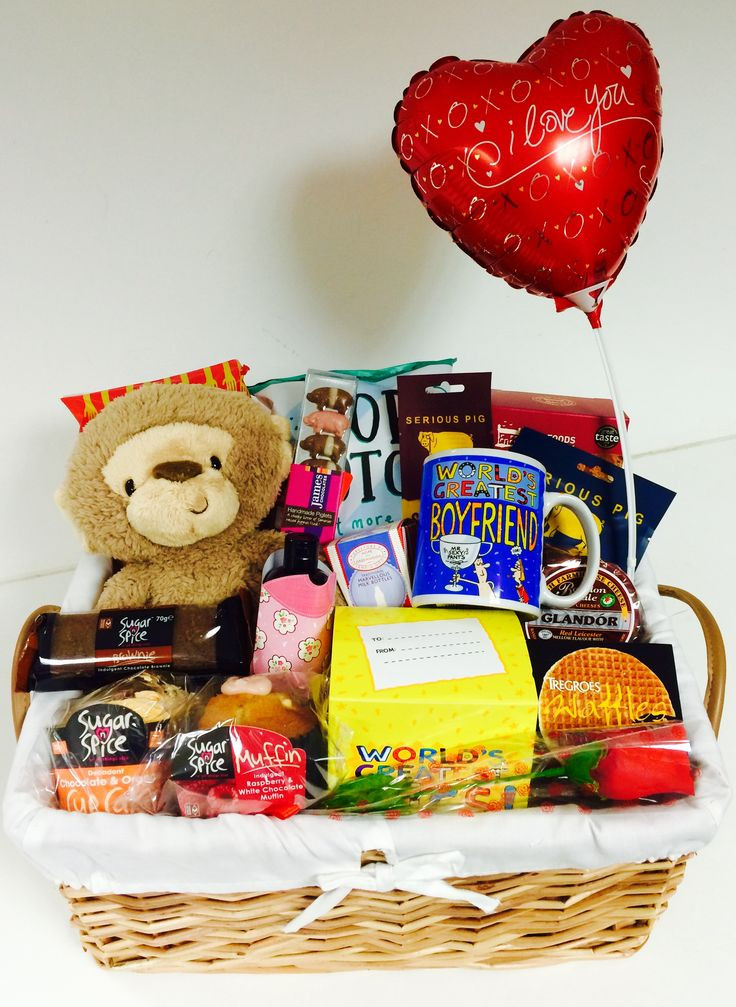 Gift Basket Ideas For Boyfriend
 18 best Gift Baskets For Him images on Pinterest