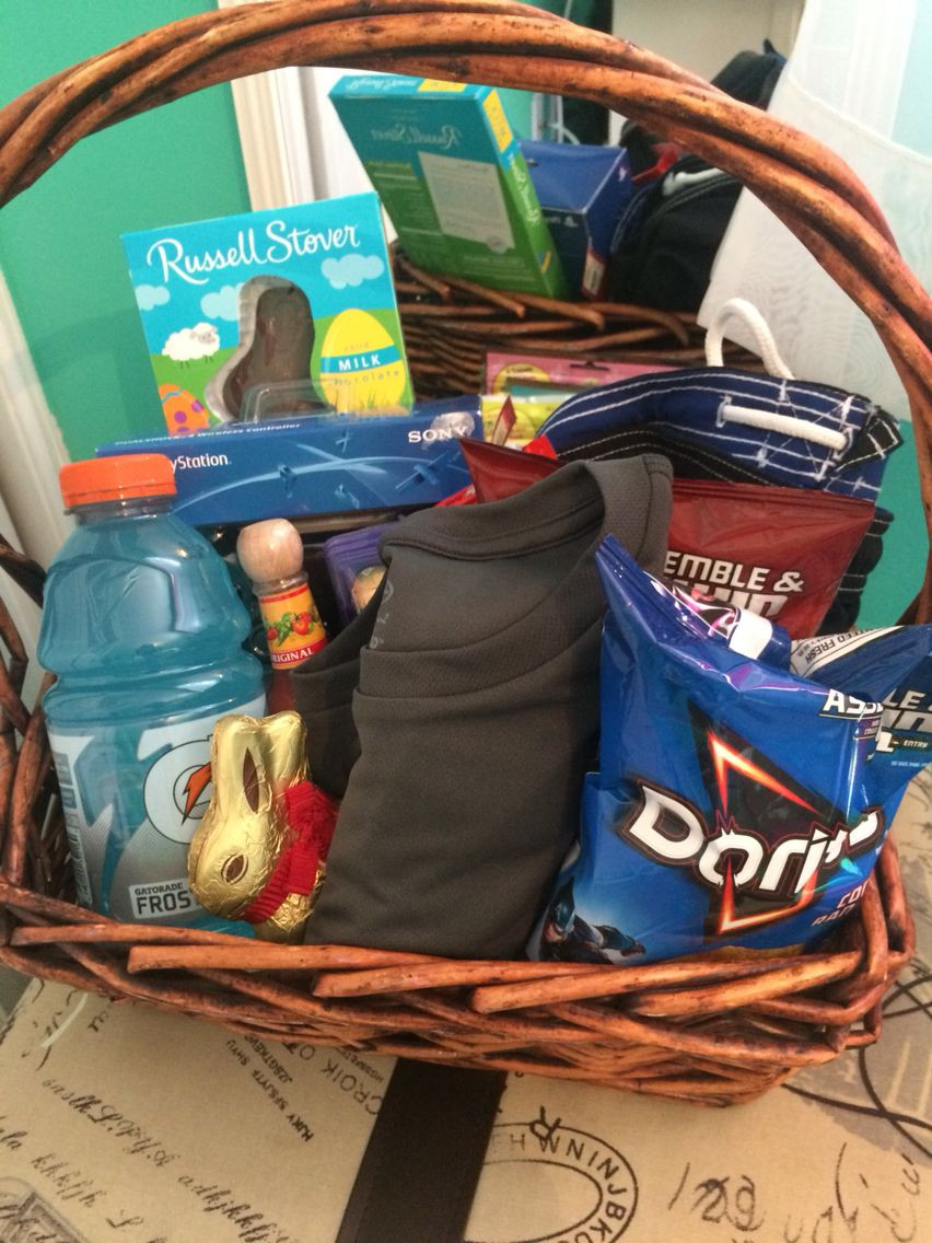 Gift Basket Ideas For Boyfriend
 Easter basket for a boyfriend