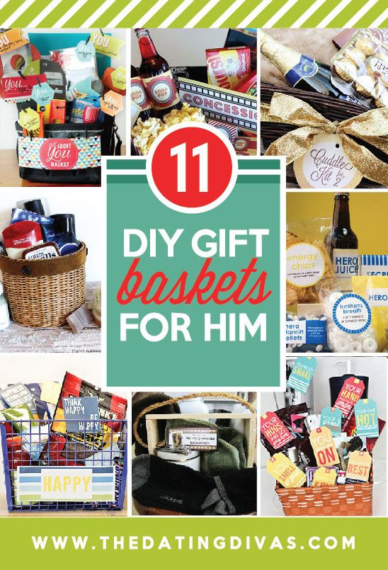 Gift Basket Ideas For Guys
 101 DIY Christmas Gifts for Him