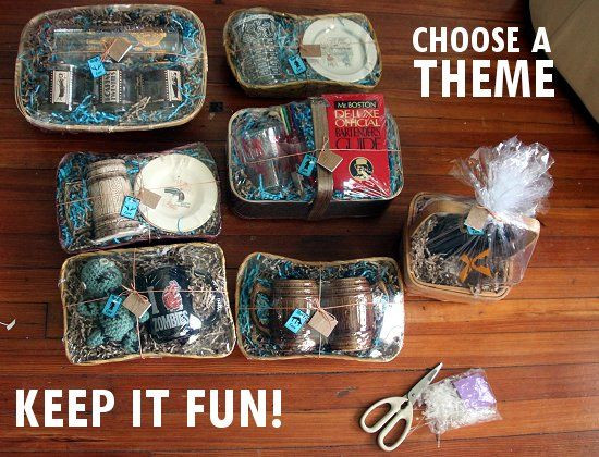 Gift Basket Ideas For Guys
 Gifts for Guys Thrifty Vintage Father s Day Gift Basket