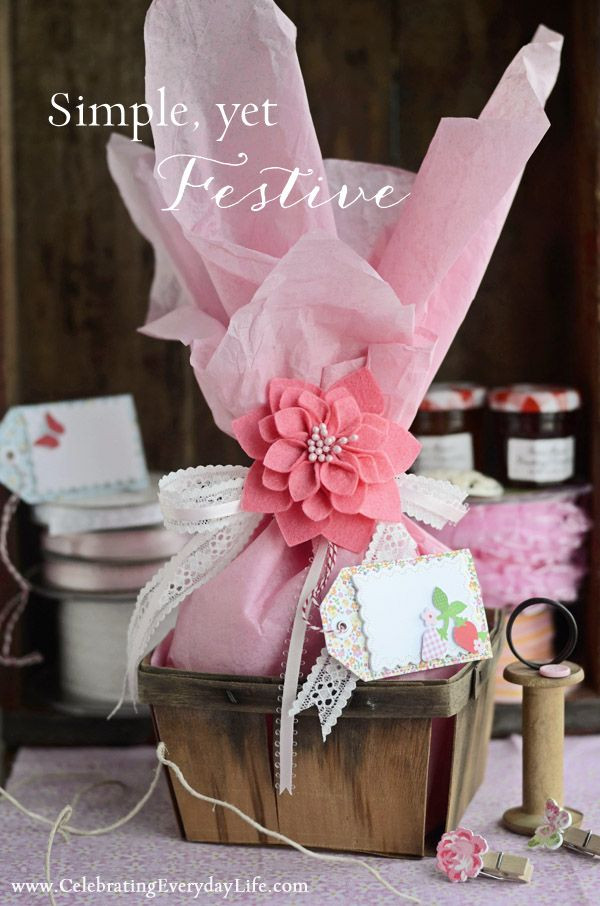 Gift Basket Wrapping Ideas
 138 best Tissue Paper Craft Ideas images on Pinterest
