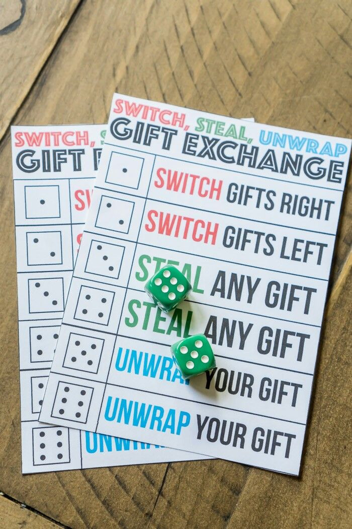Gift Exchange Ideas For Kids
 Christmas Games