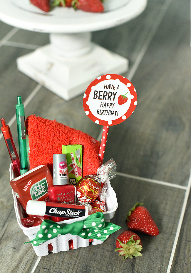 Gift Ideas Birthday
 Berry Gift Idea for Friends or Teachers – Fun Squared