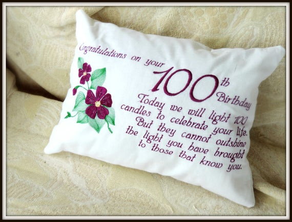 Gift Ideas For 100Th Birthday
 100th birthday t Violet 100 birthday idea 100th