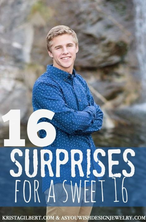 Gift Ideas For 16 Year Old Boys
 16 Surprises for a 16th Birthday