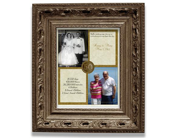 Gift Ideas For 50Th Anniversary Couple
 50th Wedding Anniversary Gift s Couple Golden