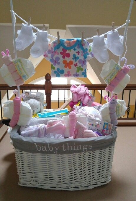 Gift Ideas For A Baby Girl
 Here s a Pinterest inspired baby shower t I made for