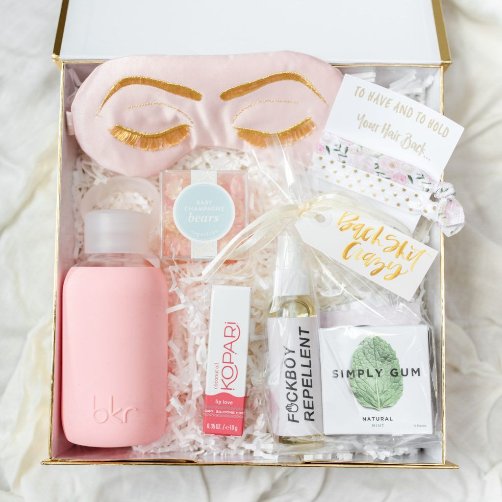 Gift Ideas For Bachelorette Party For Bride
 Bachelorette Party Wel e Gift Essentials
