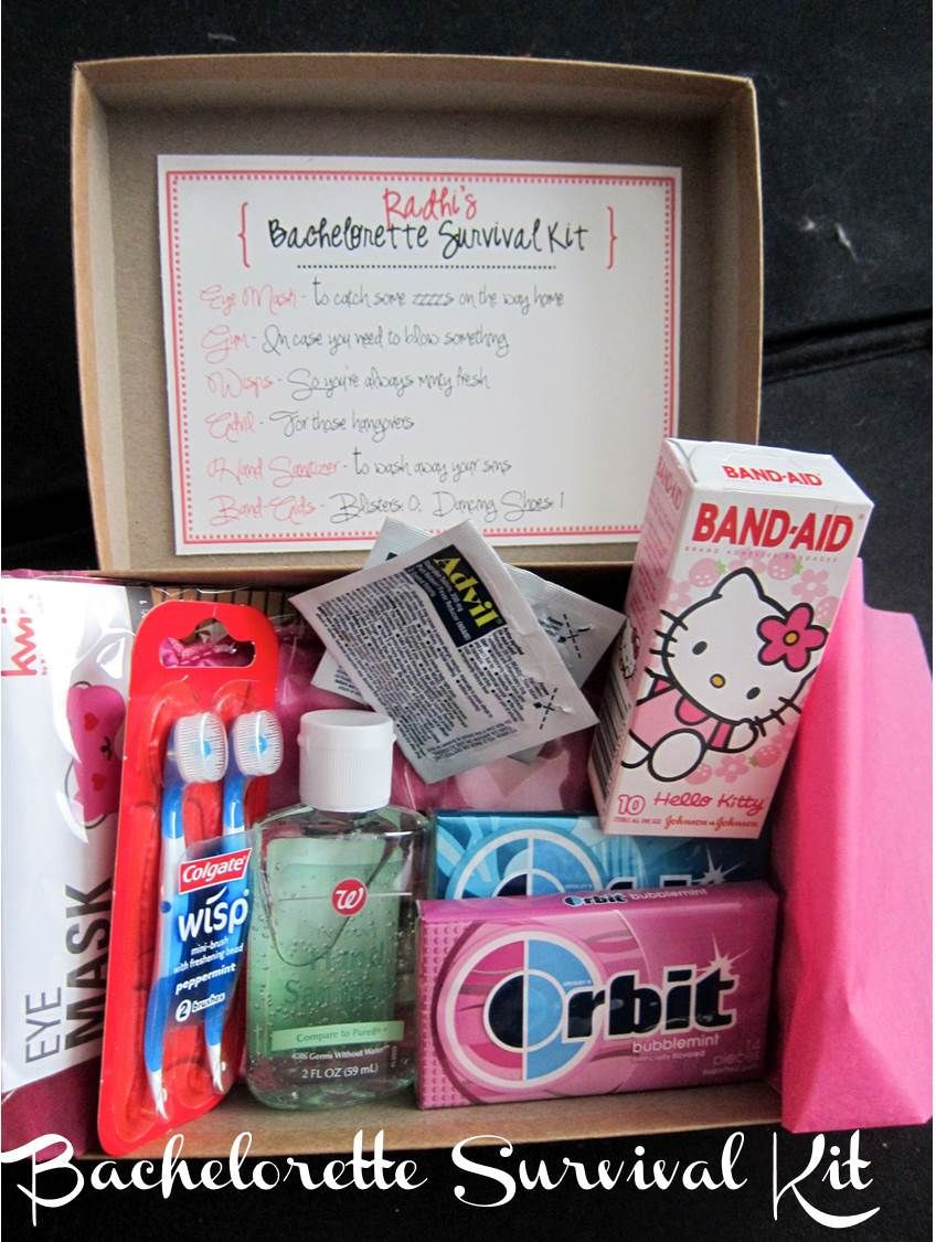 Gift Ideas For Bachelorette Party For Bride
 rnlMusings Survival Kits for the Bachelorette & Bride to
