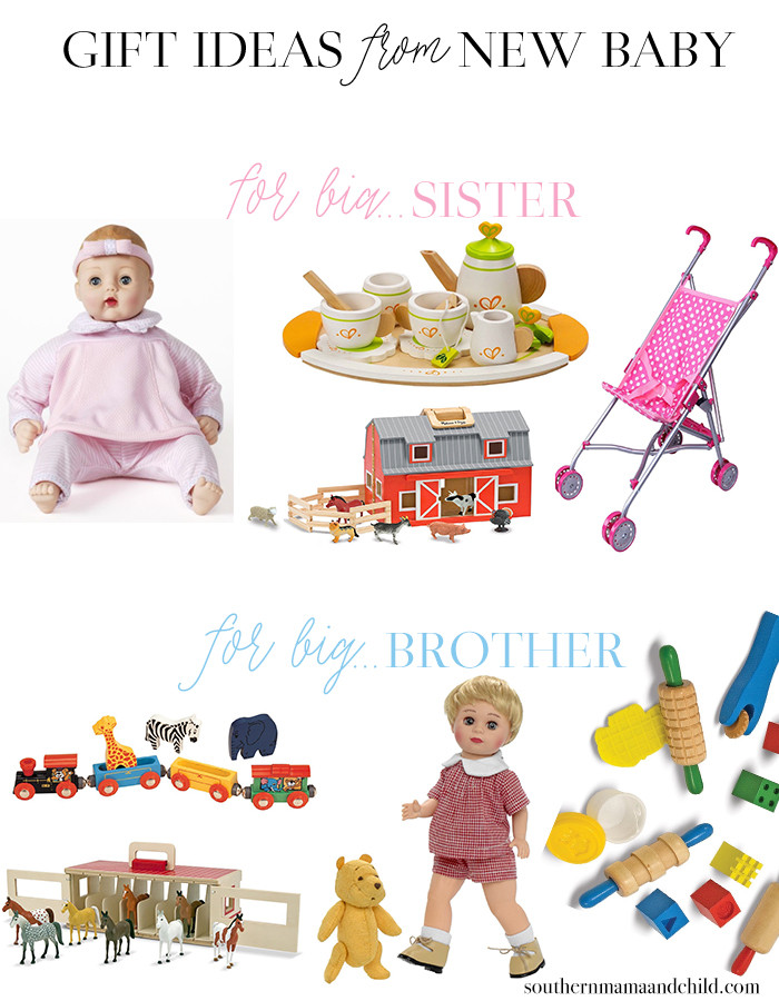 Gift Ideas For Big Brother From New Baby
 Gift Ideas from New Baby to Big Brother or Sister