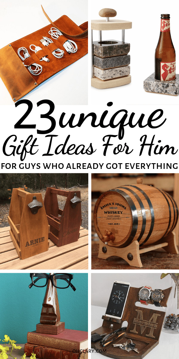 Gift Ideas For Boyfriend Who Has Everything
 23 Unique Gift Ideas for Men Who Have Everything Best