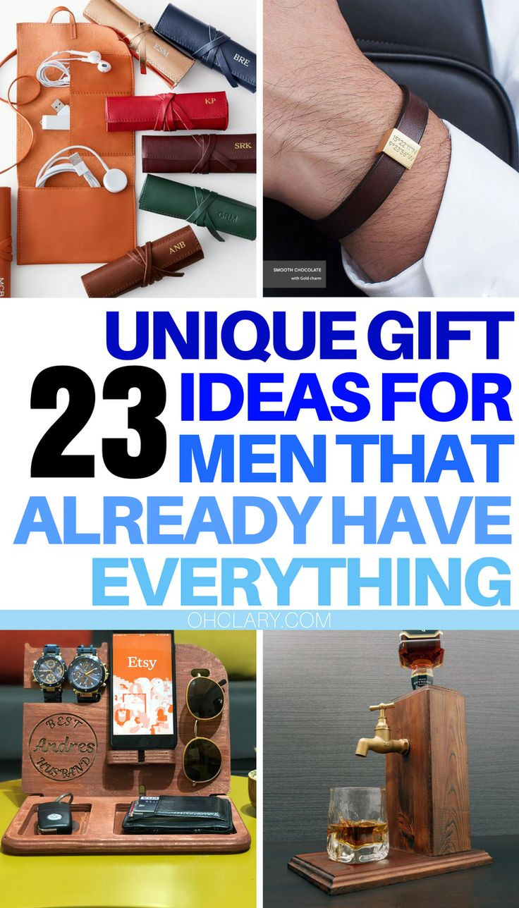 Gift Ideas For Boyfriend Who Has Everything
 23 Unique Gift Ideas for Men Who Have Everything Best