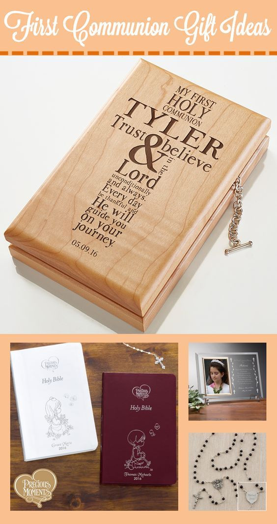 Gift Ideas For Boys 1St Communion
 These personalized First munion Gifts Ideas are