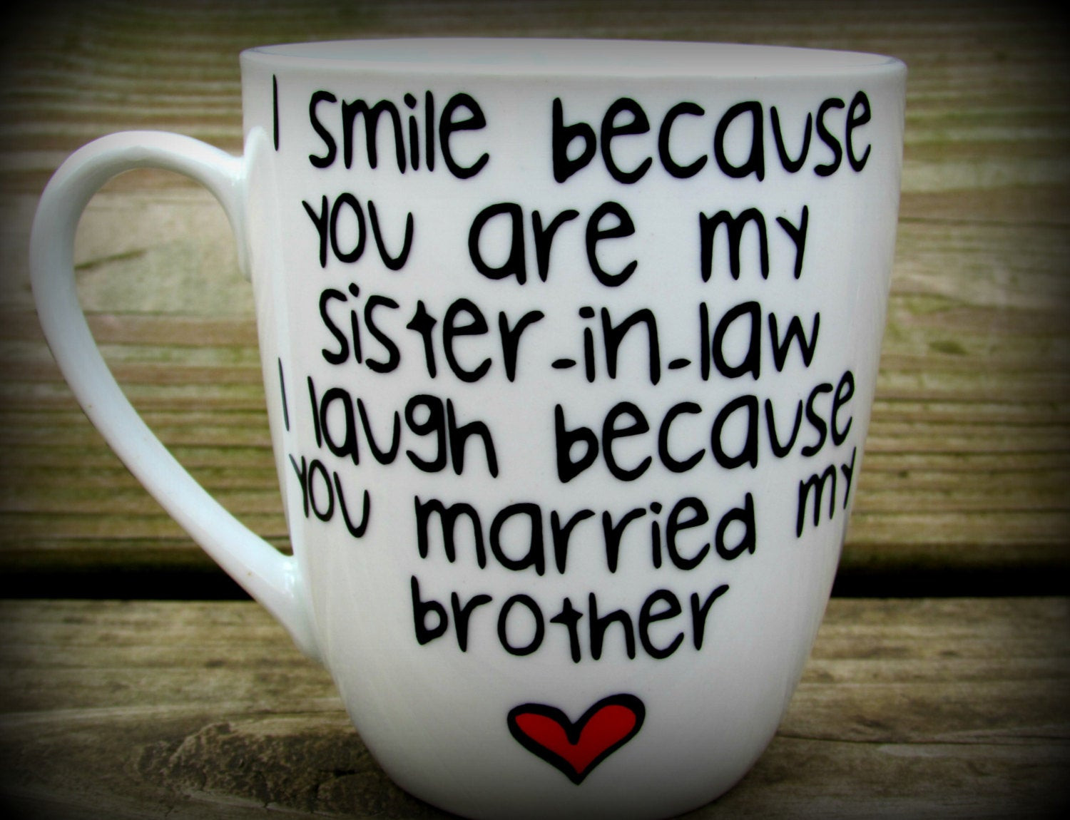 Gift Ideas For Brother In Law Birthday
 Sister in law Sister in law t sister in law mug sister