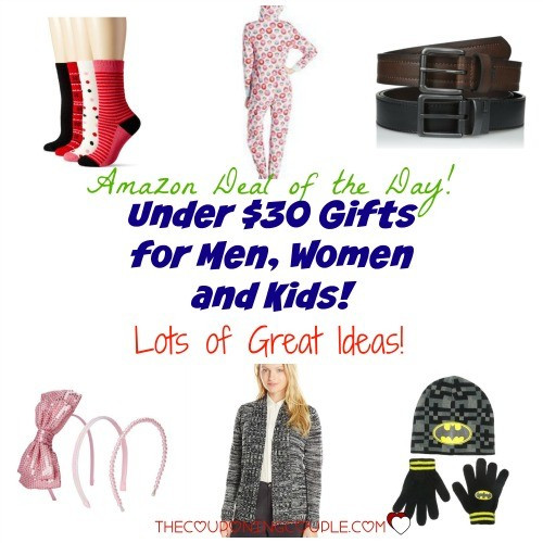 Gift Ideas For Couples Under 30
 Under $30 Gifts for Men Women and Kids Lots of Great