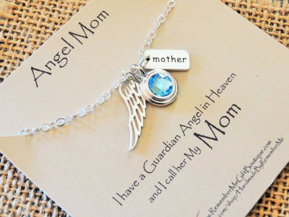 Gift Ideas For Death Of Mother
 Sympathy Gift Mother Memorial Jewelry Mom Loss of Mother