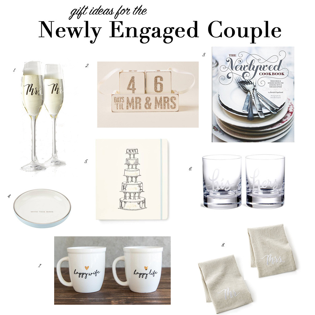 Gift Ideas For Engaged Couples
 Gift Ideas for the Newly Engaged Couple