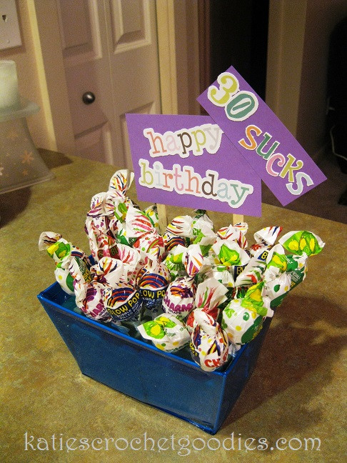 Gift Ideas For Mom'S Birthday
 Funny Sucker Birthday Gift Idea Katie s Crochet Goo s