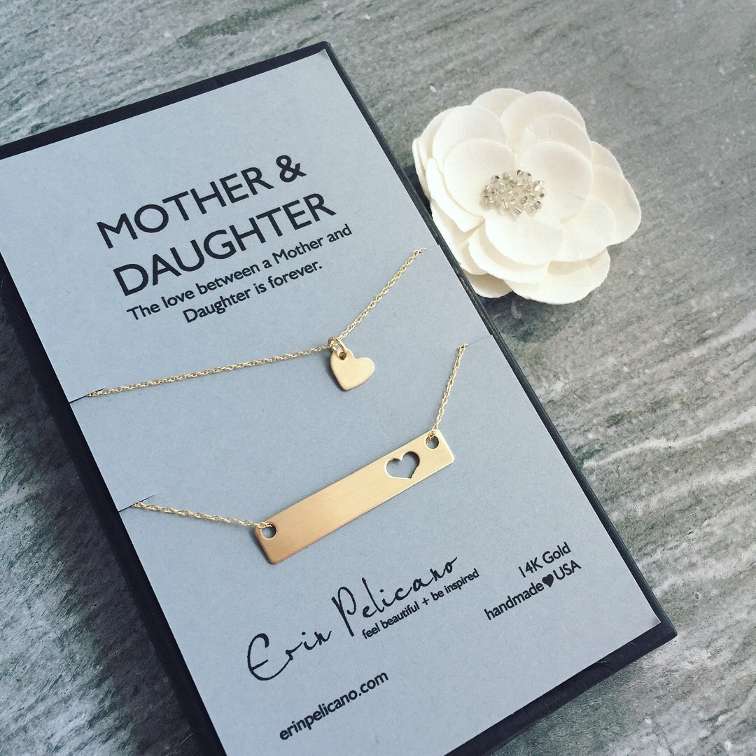 Gift Ideas For Mother And Daughter
 Mother Daughter Jewelry Set Gift for Wife Birthday Gift Mother