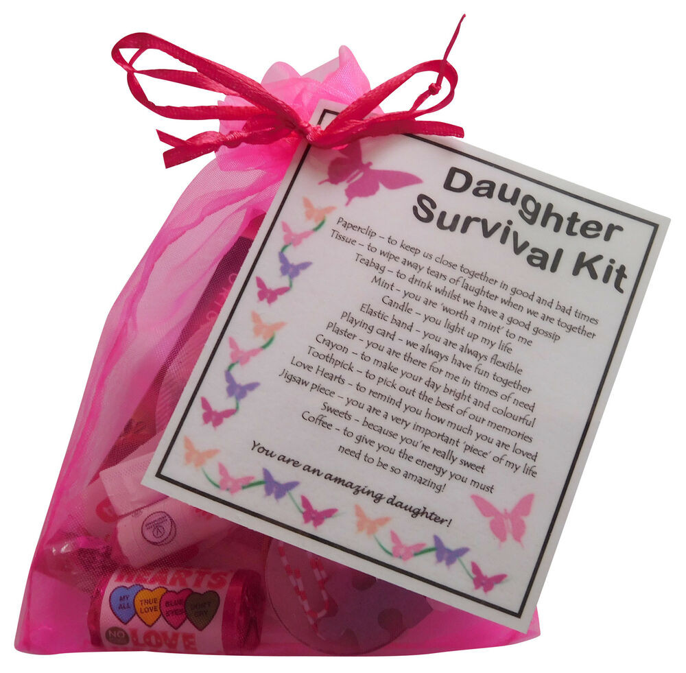 Gift Ideas For Mother And Daughter
 Daughter Survival Kit unique keepsake for your daughter