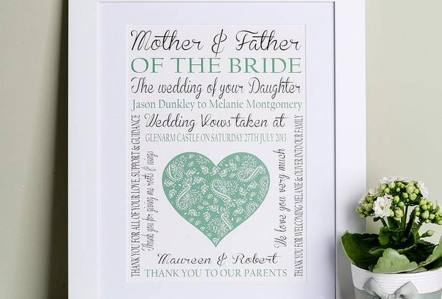 Gift Ideas For Mother Of The Bride And Groom
 Mother of the bride t ideas from the Irish bride and