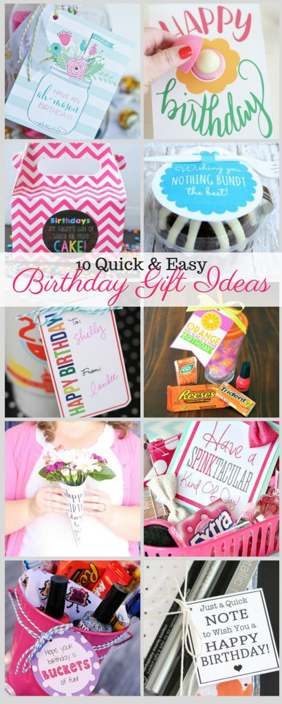 Gift Ideas For Mother'S Birthday
 10 Quick and Easy Birthday Gift Ideas Liz on Call