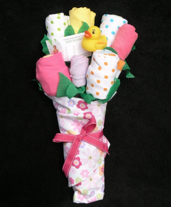 Gift Ideas For New Born Baby
 Baby Girl Gift Flower esie Bouquet