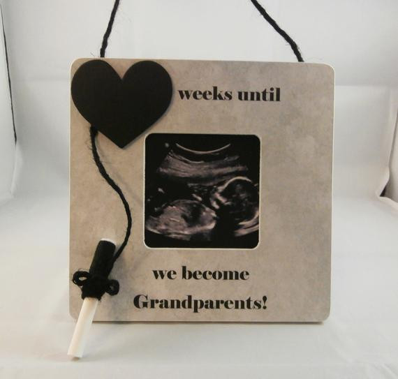 Gift Ideas For New Grandbaby
 Pregnancy reveal to Family New Grandparents First time