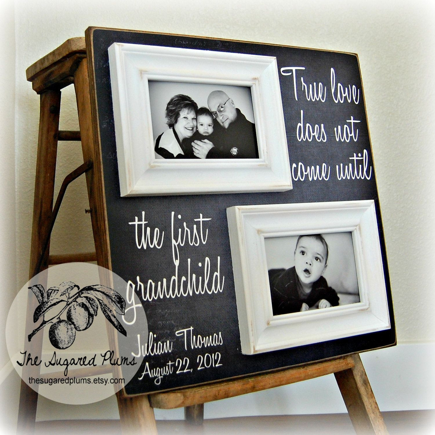 Gift Ideas For New Grandbaby
 Gifts For Grandparents Personalized Picture Frame Custom