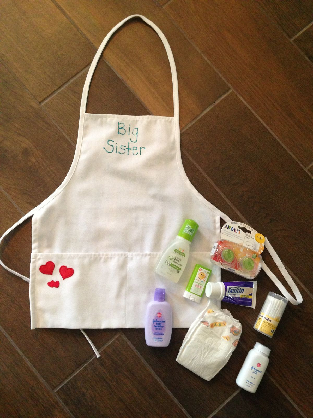 Gift Ideas For Sibling From New Baby
 big sister apron basket children